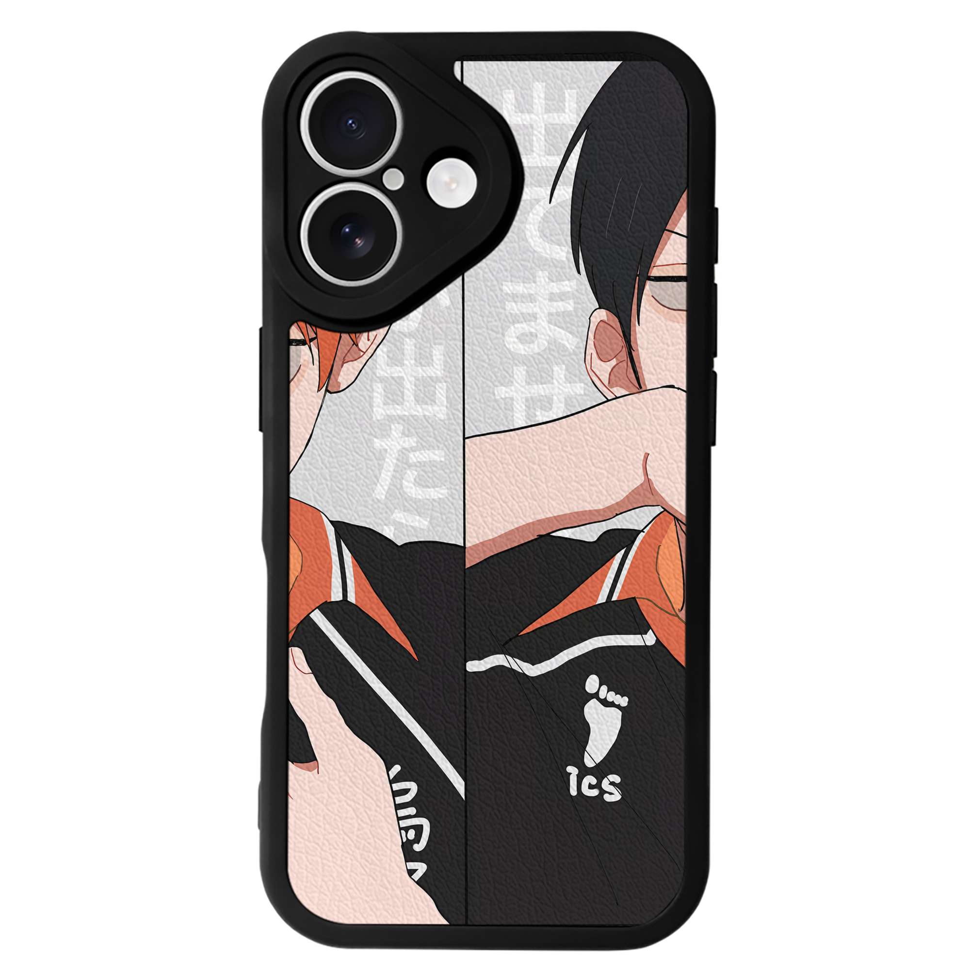 （画像用） ハイキュー!! Haikyu!! 【iPhone 16シリーズ対応】シリコンスマホケース（レザー調） 材質：シリコン